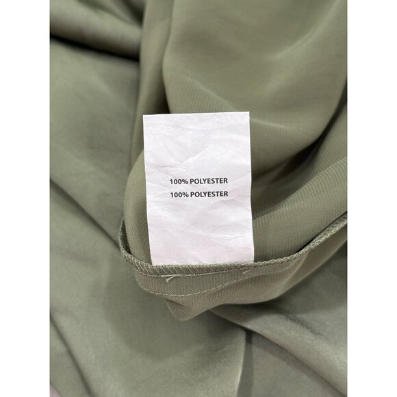 Ramy Brook Hudson Jumpsuit Sleeveless Satin Sage Green Womens Size XS $465 NEW - Picture 8 of 9